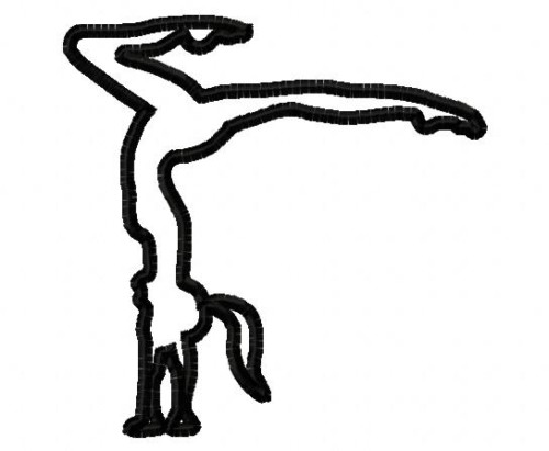 Gymnast Silhouette