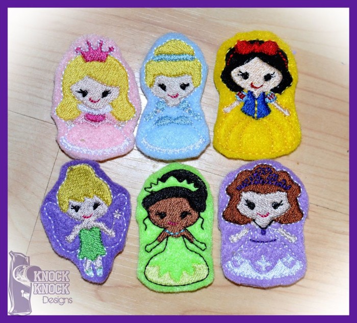 Cutie Little Princesse Feltie Pack 1