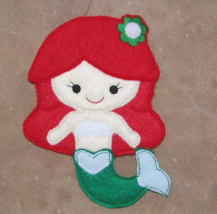 Mermaid Felt Doll