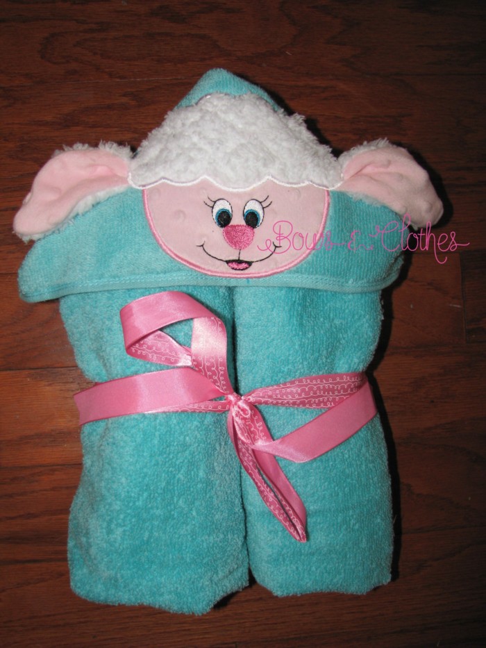 Sheep Towel GIrl