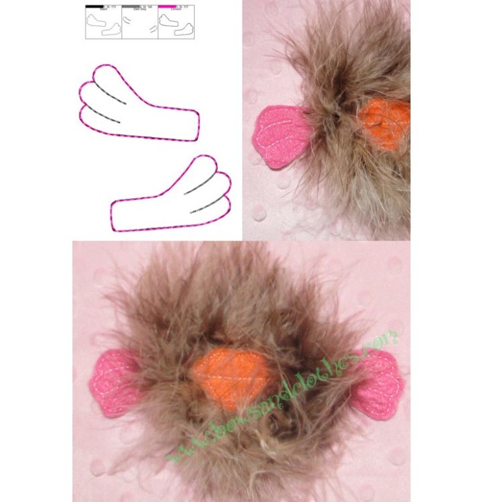 Bird Duck Oversized Feltie Set - Image 2