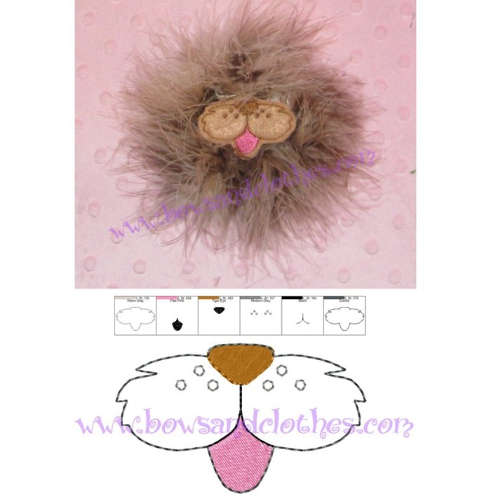 Puppy Oversized Feltie 5 pc set - Image 5