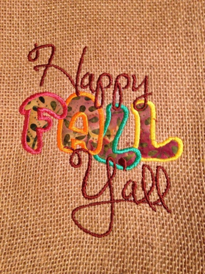Fall Y'all Applique