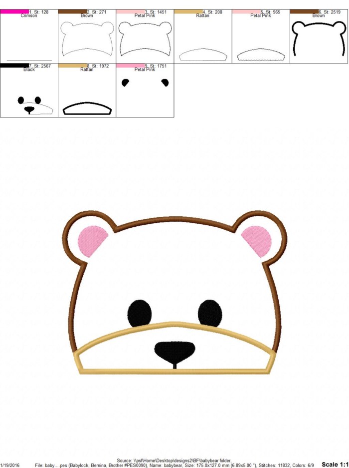 Baby Bear Hooded Towel - Image 2