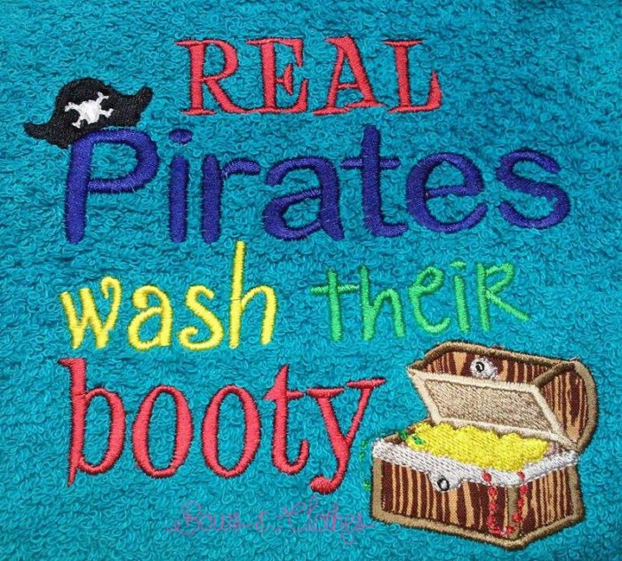 Pirate Booty Applique