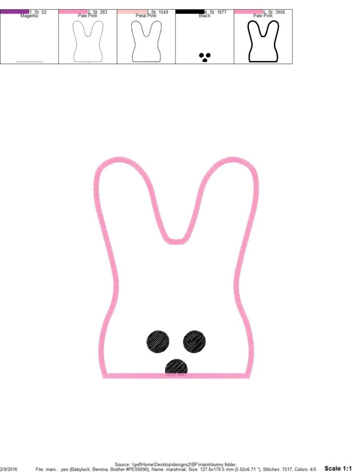 Marshmallow Bunny Hooded Towel - Image 2