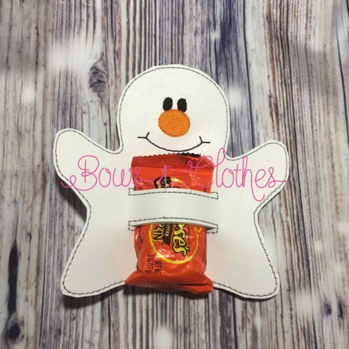 Ghost Fun Size Candy Holder- 5x7 hoop