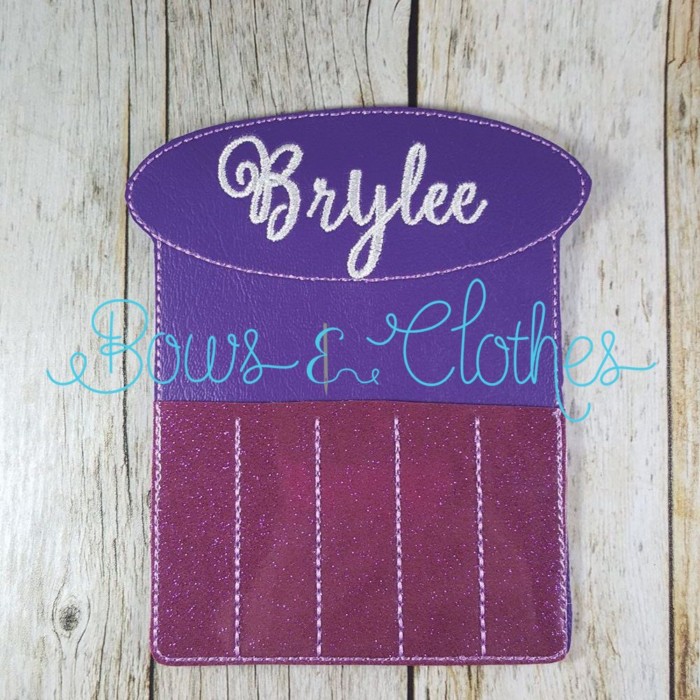 Oval Crayon Holder 4x4 & 5x7 hoops - Image 3