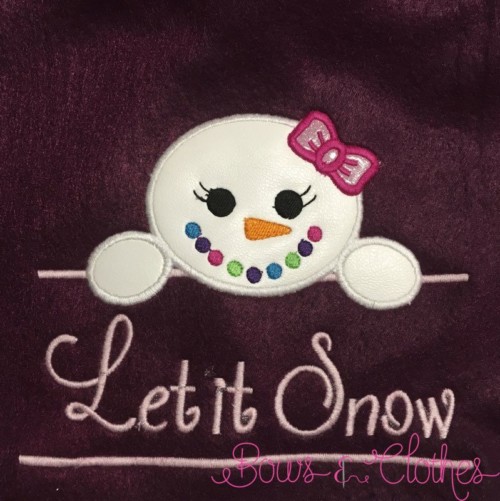 Snowgirl With Name Space