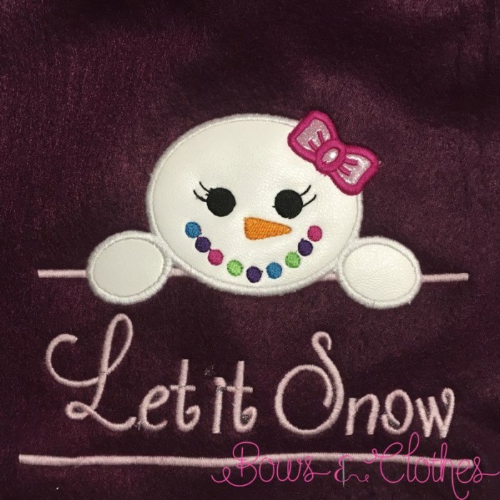 Snowgirl With Name Space