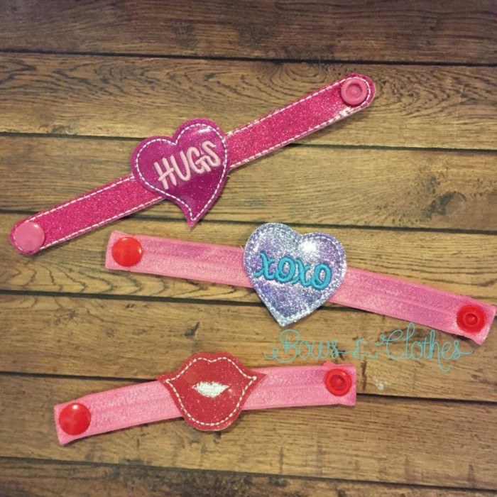 Valentine Set Bracelet Slide Ons
