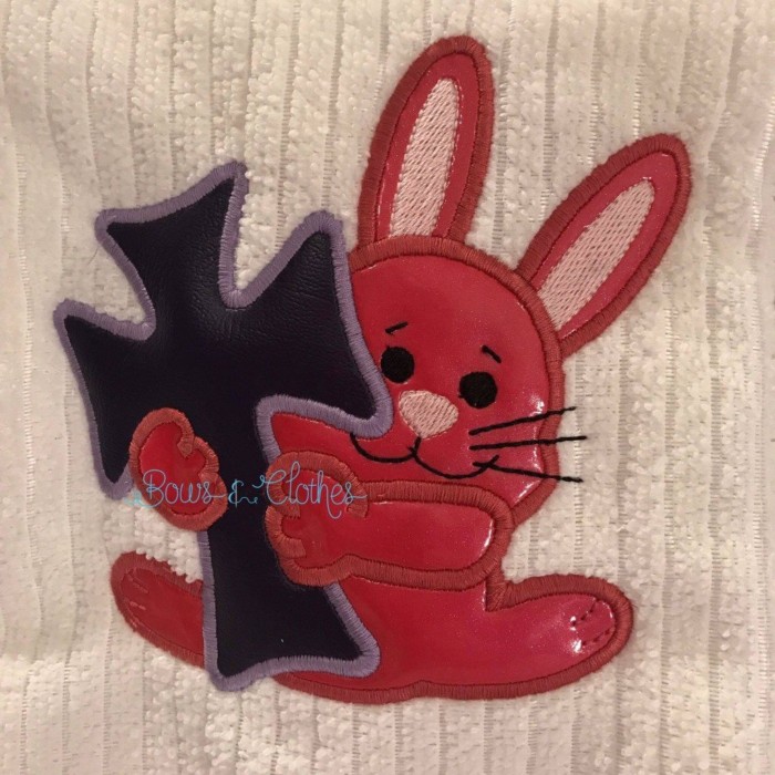 Bunny With Cross