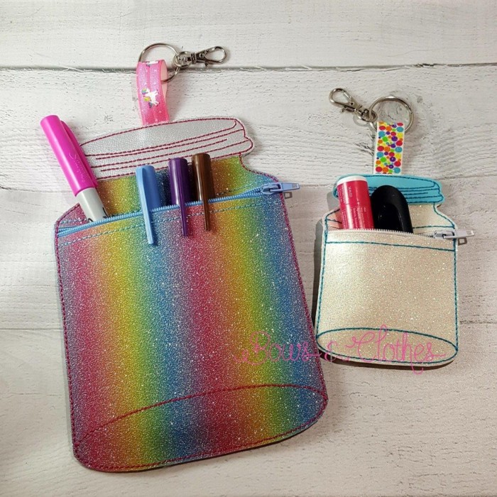 Jar Vinyl Zipper Purse - Image 3
