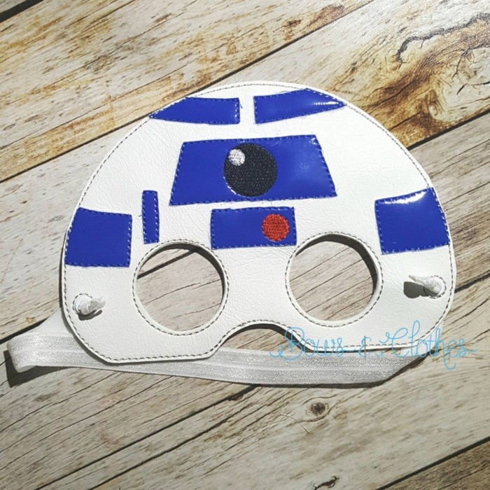 White Space Robot Mask
