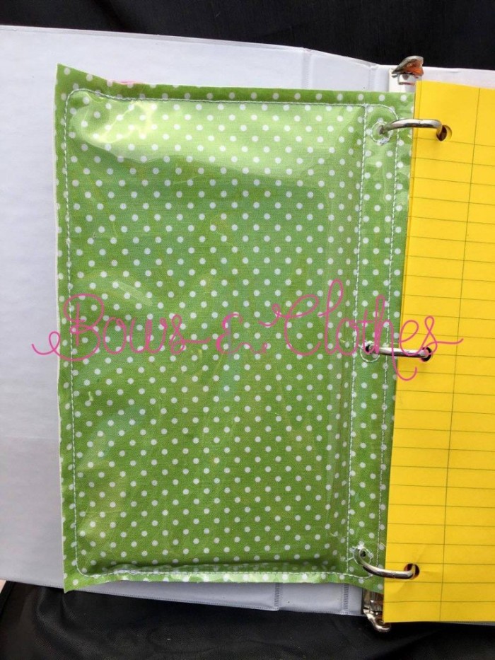 Binder Vinyl Zipper Purse - Image 3