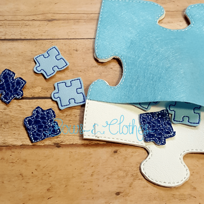 Autism Puzzle Tic Tac Toe and Pieces - Image 3
