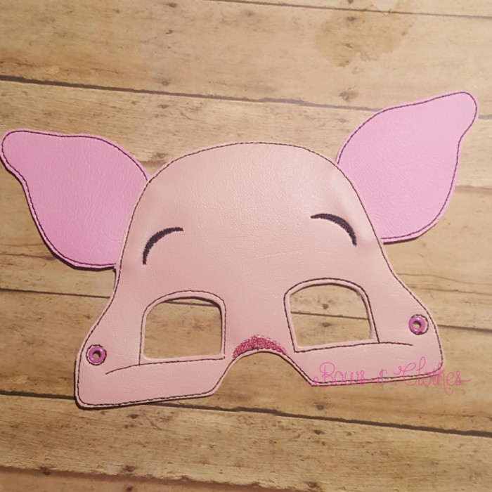 Pink Piggie Mask