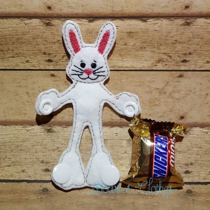 Bunny Body Egg Holder with snaps - Image 3