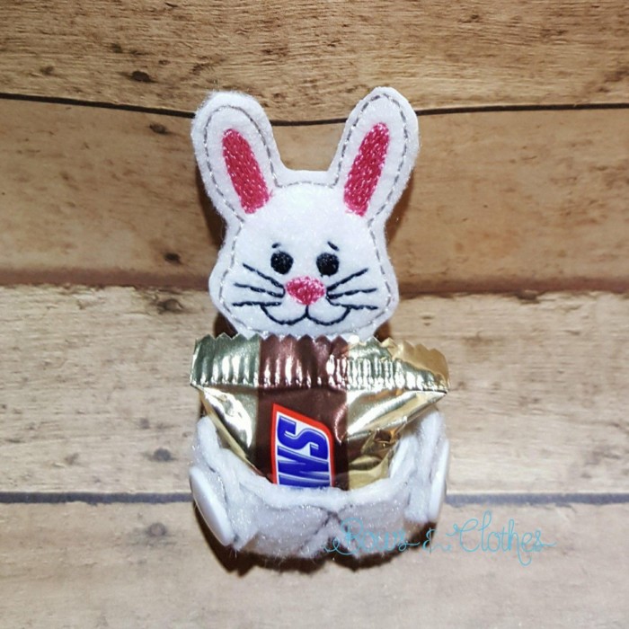 Bunny Body Egg Holder with snaps