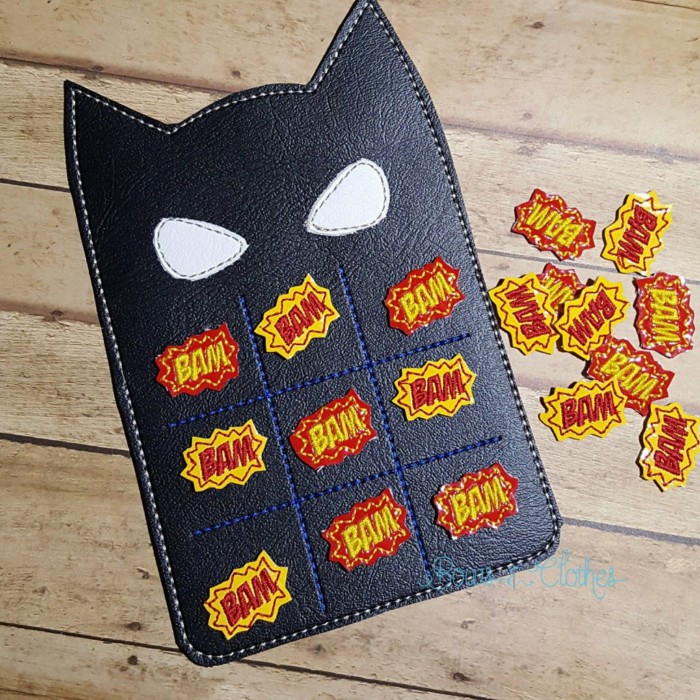Bat Guy Tic Tac Toe and Pieces