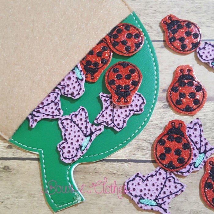 Leaf and bugs Tic Tac Toe and Pieces - Image 3