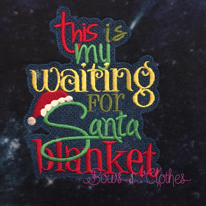 Waiting For Santa Blanket