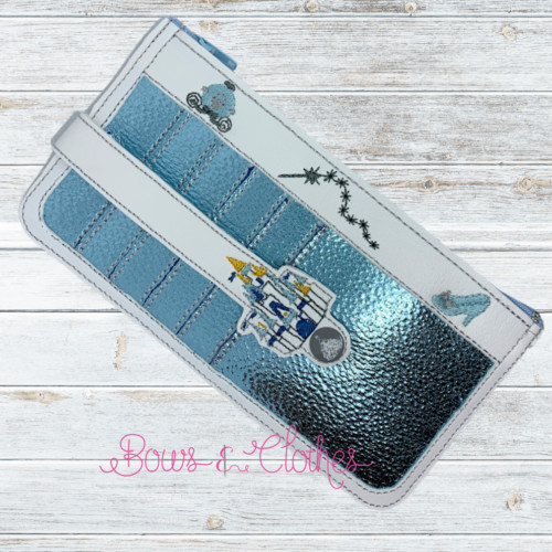Zipper Credit Card Wallet With Tab-Cindy Princess