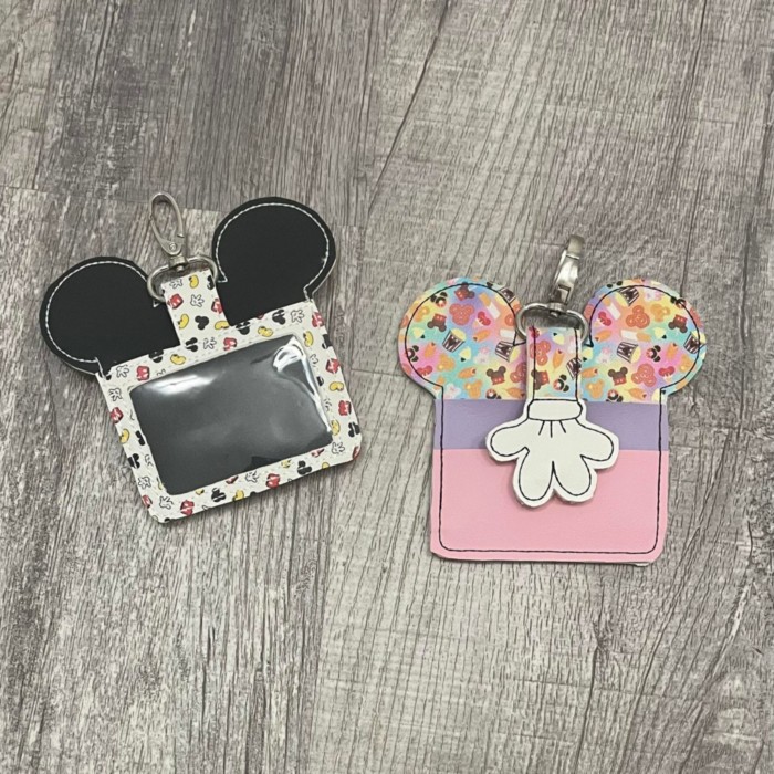 Mouse Ear ID Pocket Snap Tab Wallet