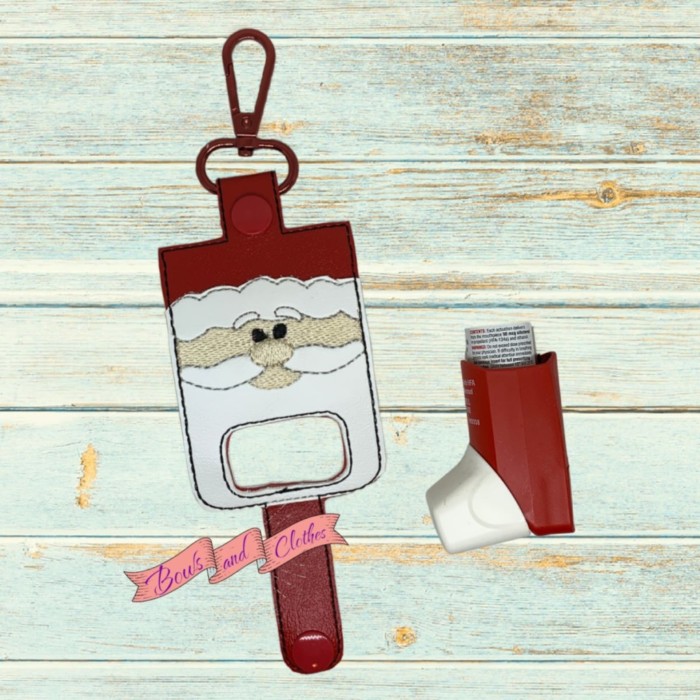Santa Face Inhaler Case