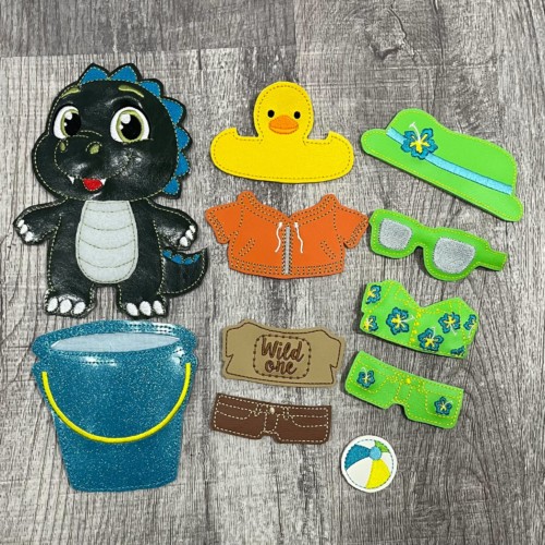 Dinosaur Doll & Outfits