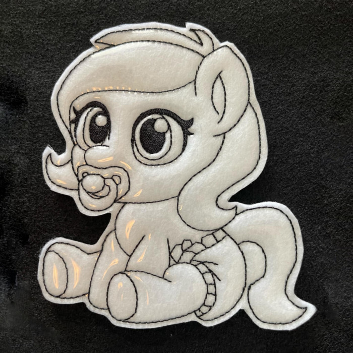 Baby Pony With Pacifier Coloring Doll